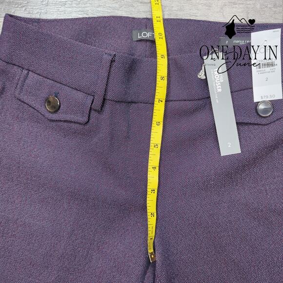 Loft Marisa Trouser Pants Size 2 - Picture 4 of 6